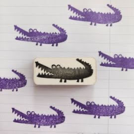 De paarse krokodil